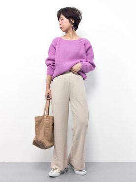 naoさん（レディース・163cm）の冬コーディネート