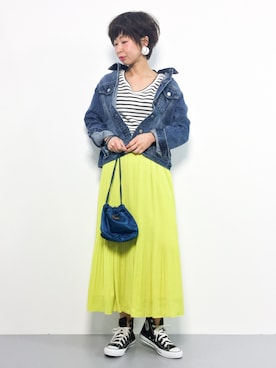 naoさん（レディース・163cm）の春コーディネート