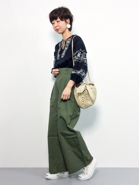 naoさん（レディース・163cm）の春コーディネート