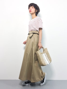 naoさん（レディース・163cm）の春コーディネート