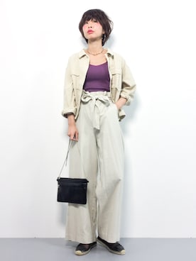 「FREE'S MART（フリーズマート）のアイテム」を使った、naoさん（レディース・163cm）の春コーディネート