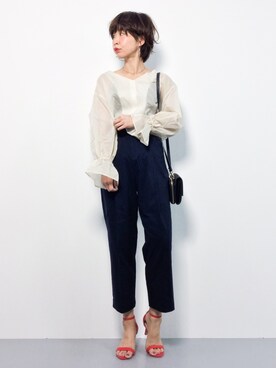 naoさん（レディース・163cm）の春コーディネート