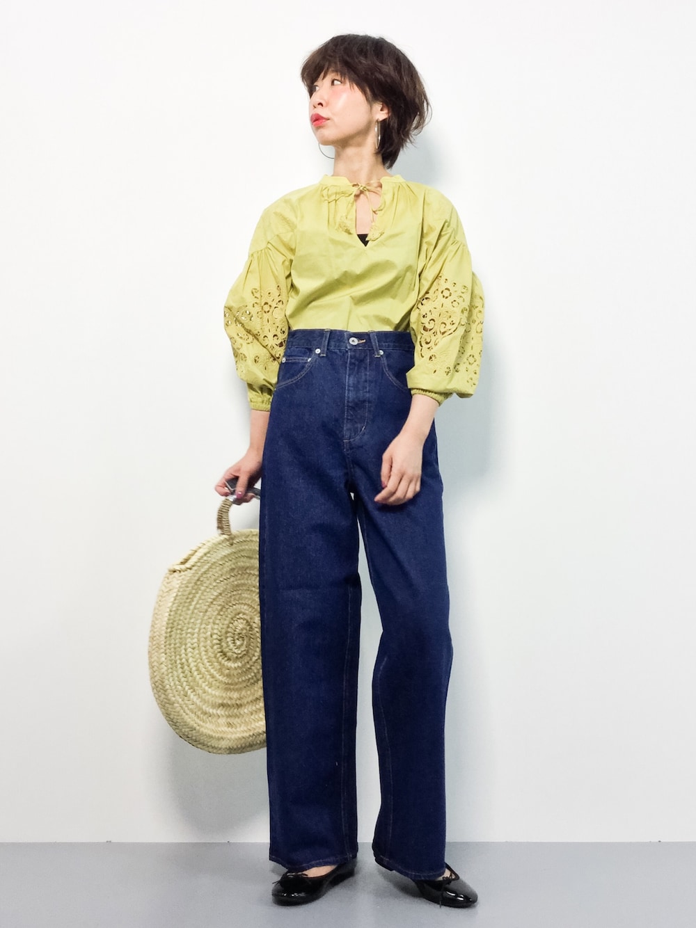 アーバンリサーチロッソ 刺繍レースボリュームプルオーバー ブラウス URBAN RESEARCH ROSSO WOMEN（アーバンリサーチ ロッソ）の