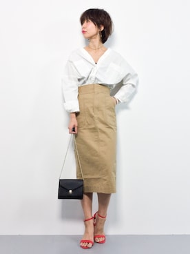 naoさん（レディース・163cm）の春コーディネート