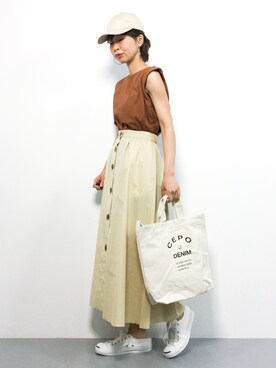 naoさん（レディース・163cm）の春コーディネート