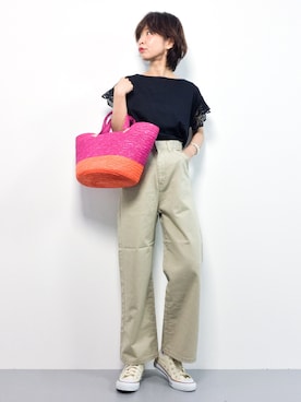 naoさん（レディース・163cm）の春コーディネート