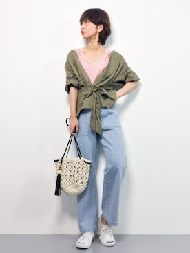 naoさん（レディース・163cm）の春コーディネート