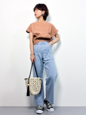 naoさん（レディース・163cm）の春コーディネート