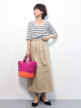 naoさん（レディース・163cm）の春コーディネート