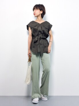 naoさん（レディース・163cm）の夏コーディネート