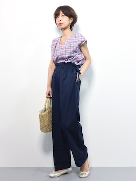 naoさん（レディース・163cm）の夏コーディネート