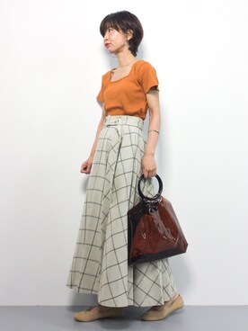 naoさん（レディース・163cm）の夏コーディネート