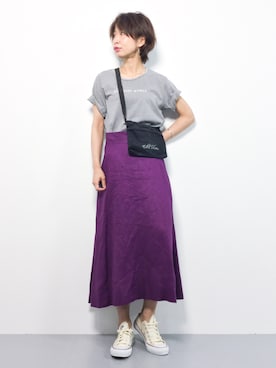 パープル グレー の人気ファッションコーディネート Wear