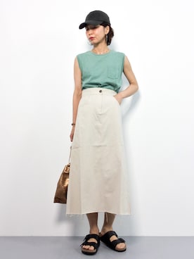 naoさん（レディース・163cm）の夏コーディネート