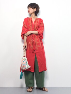 naoさん（レディース・163cm）の夏コーディネート