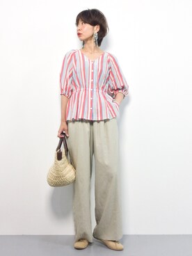 naoさん（レディース・163cm）の夏コーディネート