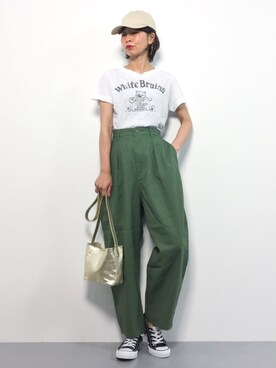 naoさん（レディース・163cm）の夏コーディネート