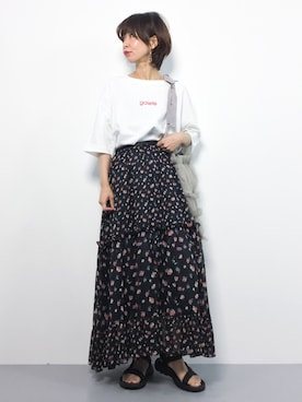 naoさん（レディース・163cm）の夏コーディネート