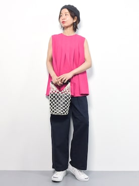 naoさん（レディース・163cm）の夏コーディネート