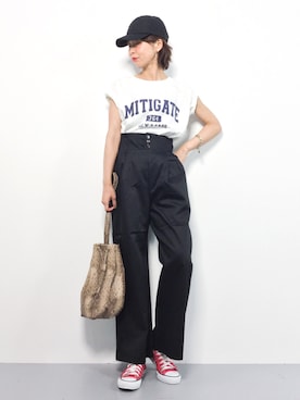 naoさん（レディース・163cm）の夏コーディネート