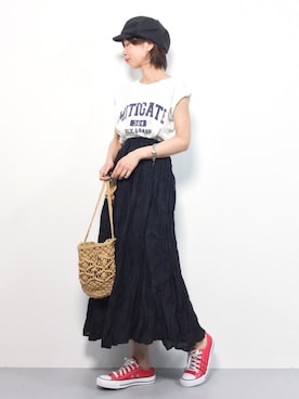 naoさん(レディース・163cm)の夏コーディネート