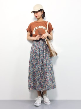 naoさん（レディース・163cm）の夏コーディネート