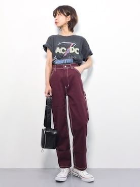 「Two Faces（トゥーフェイシーズ）のアイテム（トップス）」を使った、naoさん（レディース・163cm）の夏コーディネート
