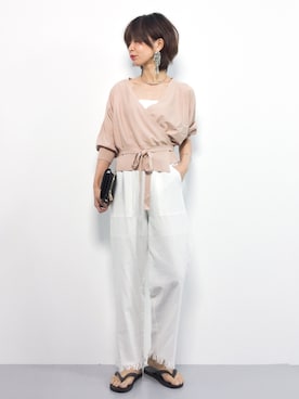 naoさん（レディース・163cm）の夏コーディネート