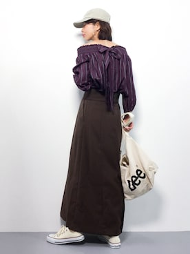 naoさん（レディース・163cm）の夏コーディネート