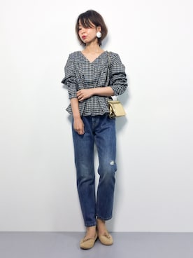 naoさん（レディース・163cm）の夏コーディネート