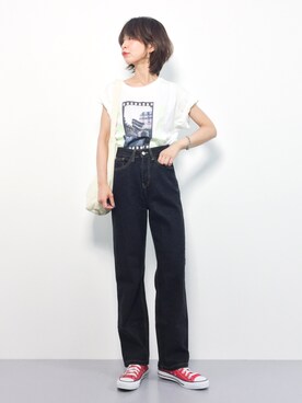naoさん（レディース・163cm）の夏コーディネート