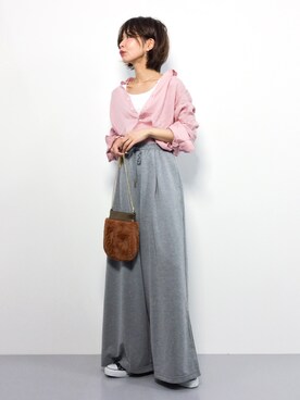 「テンセル」｜naoさん（レディース・163cm）の秋コーディネート