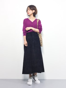 naoさん（レディース・163cm）の秋コーディネート