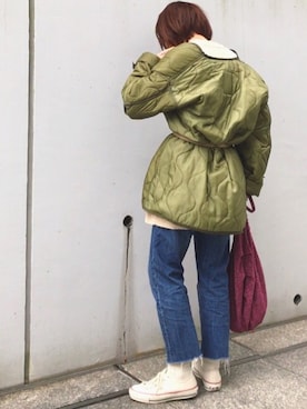 naoさん（レディース・163cm）の冬コーディネート