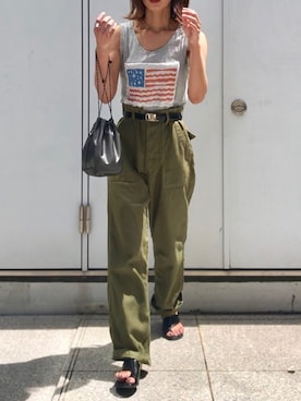 naoさん（レディース・163cm）の夏コーディネート