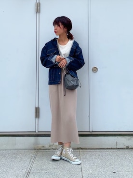 「orSlow（オアスロウ）のアイテム（ジャケット/アウター）」を使った、naoさん（レディース・163cm）の秋コーディネート