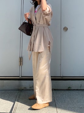 naoさん（レディース・163cm）の春コーディネート