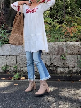 naoさん（レディース・163cm）の秋コーディネート