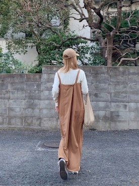 「チャックテイラー」｜「アイテム（ワンピース/ドレス）」を使った、naoさん（レディース・163cm）の冬コーディネート