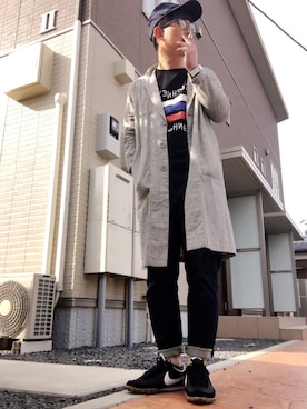 「studio CLIP（スタディオクリップ）のアイテム（ジャケット/アウター）」を使った、ゆうすけさん（メンズ・176cm）の春コーディネート