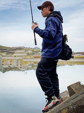 ジャケット アウターを使った バス釣り の人気ファッションコーディネート Wear