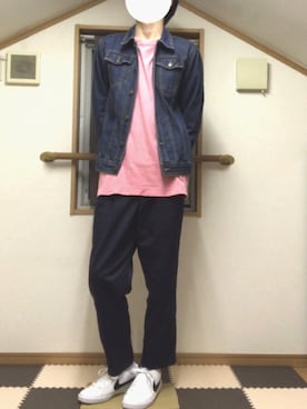 「SEVENDAYS=SUNDAY（セブンデイズサンデイ）のアイテム（チノパンツ）」を使った、keNさん（メンズ・176cm）の春コーディネート