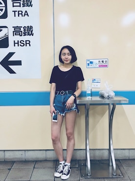 ChihYing Chungさん（レディース・165cm）の夏コーディネート