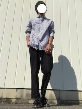 「417 EDIFICE（フォーワンセブンエディフィス）のアイテム（腕時計）」を使った、ぎっちゃんさん（メンズ・166cm）の秋コーディネート