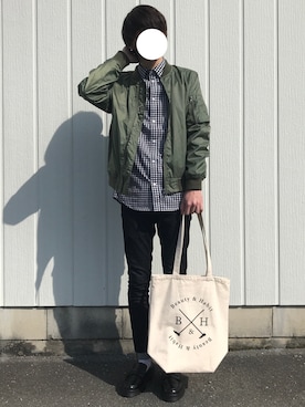 「Doublefocus（ダブルフォーカス）のアイテム（ジャケット/アウター）」を使った、ぎっちゃんさん（メンズ・166cm）の冬コーディネート