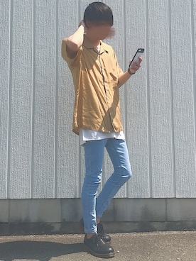 「アイテム（バングル/リストバンド）」を使った、ぎっちゃんさん（メンズ・166cm・20代）の夏コーディネート