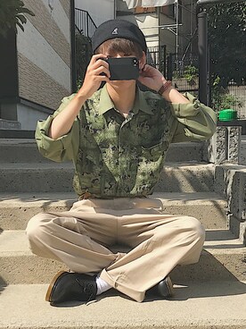 「417 EDIFICE（フォーワンセブンエディフィス）のアイテム（腕時計）」を使った、ぎっちゃんさん（メンズ・166cm）の秋コーディネート
