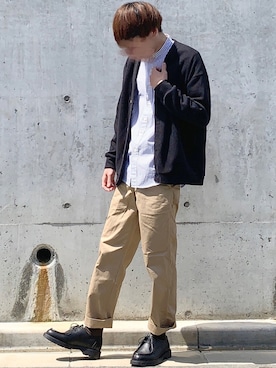 「FitUs（フィットアース）のアイテム」を使った、ぎっちゃんさん（メンズ・166cm）の春コーディネート