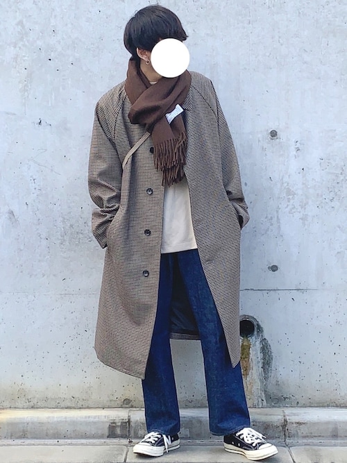 ぎっちゃん The Inoue Brothersのマフラー ショールを使ったコーディネート Wear