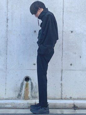「stein」｜「アイテム（ブルゾン）」を使った、ぎっちゃんさん（メンズ・166cm）の冬コーディネート